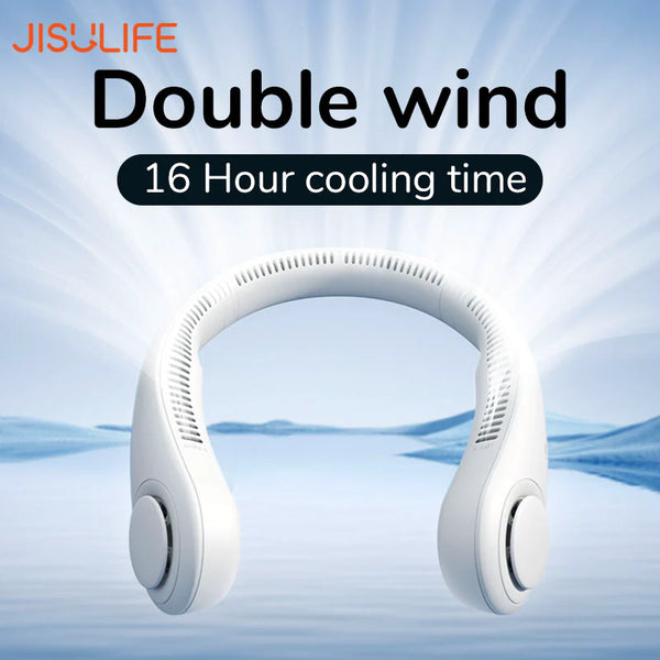 PORTABLE SUMMER AIR COOLING NECK FAN